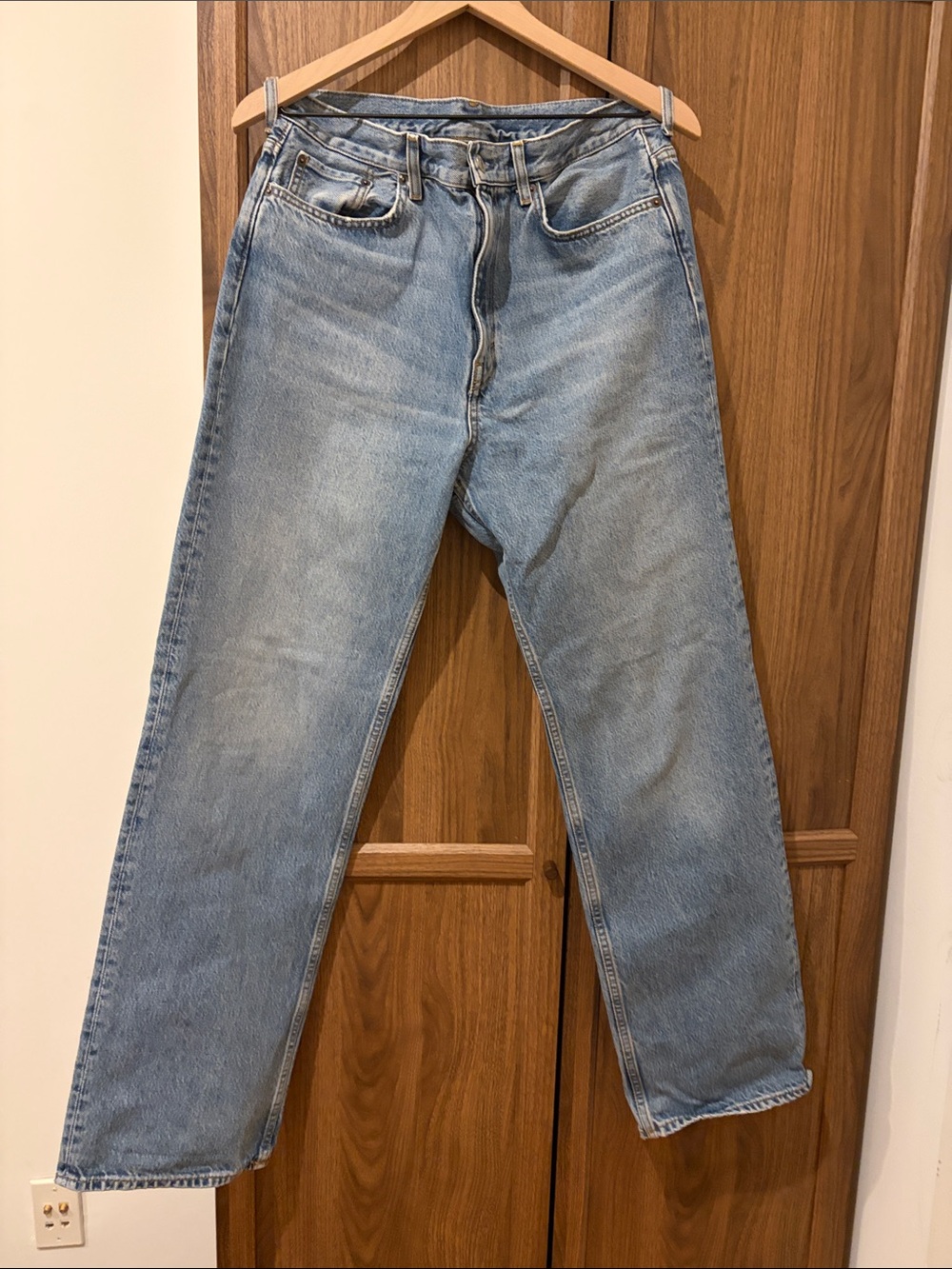 COS Light Blue Straight-Leg Women's Jeans